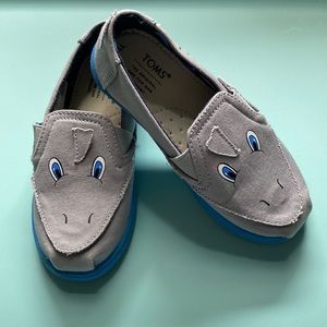 TOMS Tiny Alpargata Shark Shoes